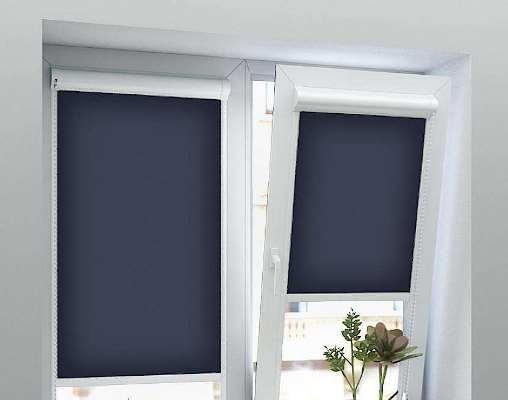 установка рулонных штор и жалюзей на створку окна